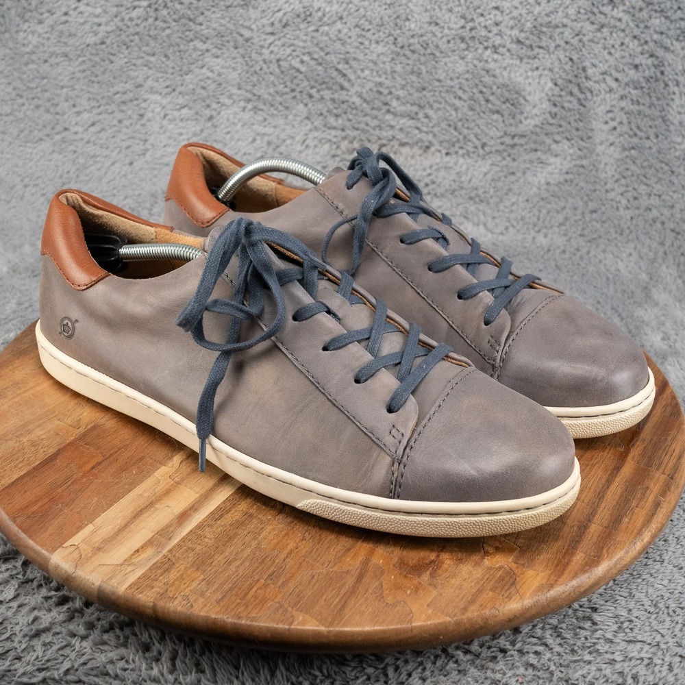 Born Allegheny Sneaker Size 13 M Grey Leather Casual Shoes